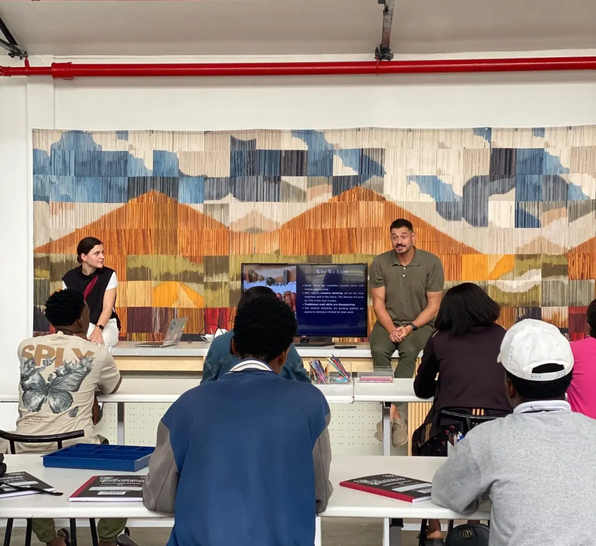 Students in a session at the Craft School